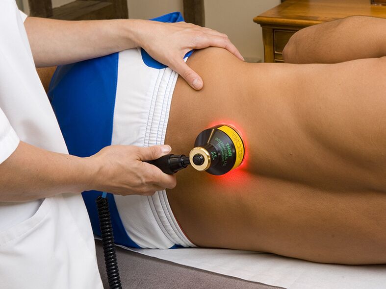Back pain therapy options at lower back