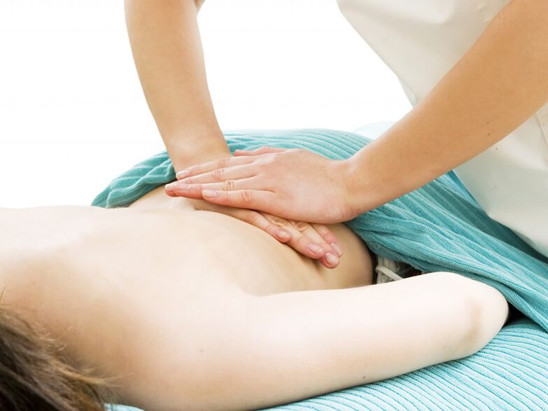 Lower back pain massage