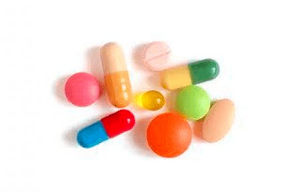 Tablets to treat joint pain on the fingers