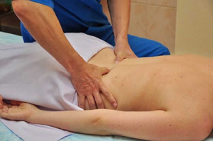Massage for effective treatment of osteochondrosis of the lumbar spine